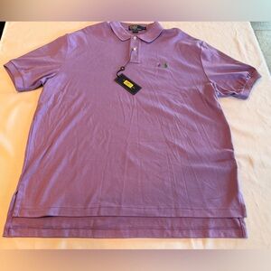 NWT Polo by Ralph Lauren Lavender Purple Polo Shirt with Green Logo Size XXL